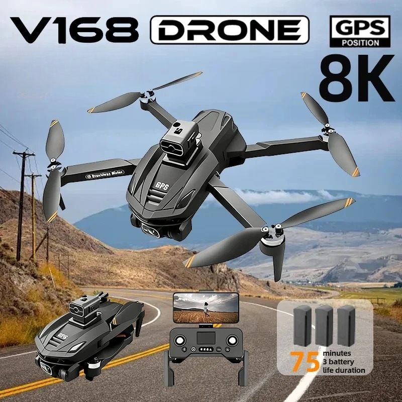 Drone Photogrammetry - Drone GPS V168 Original Profissional com