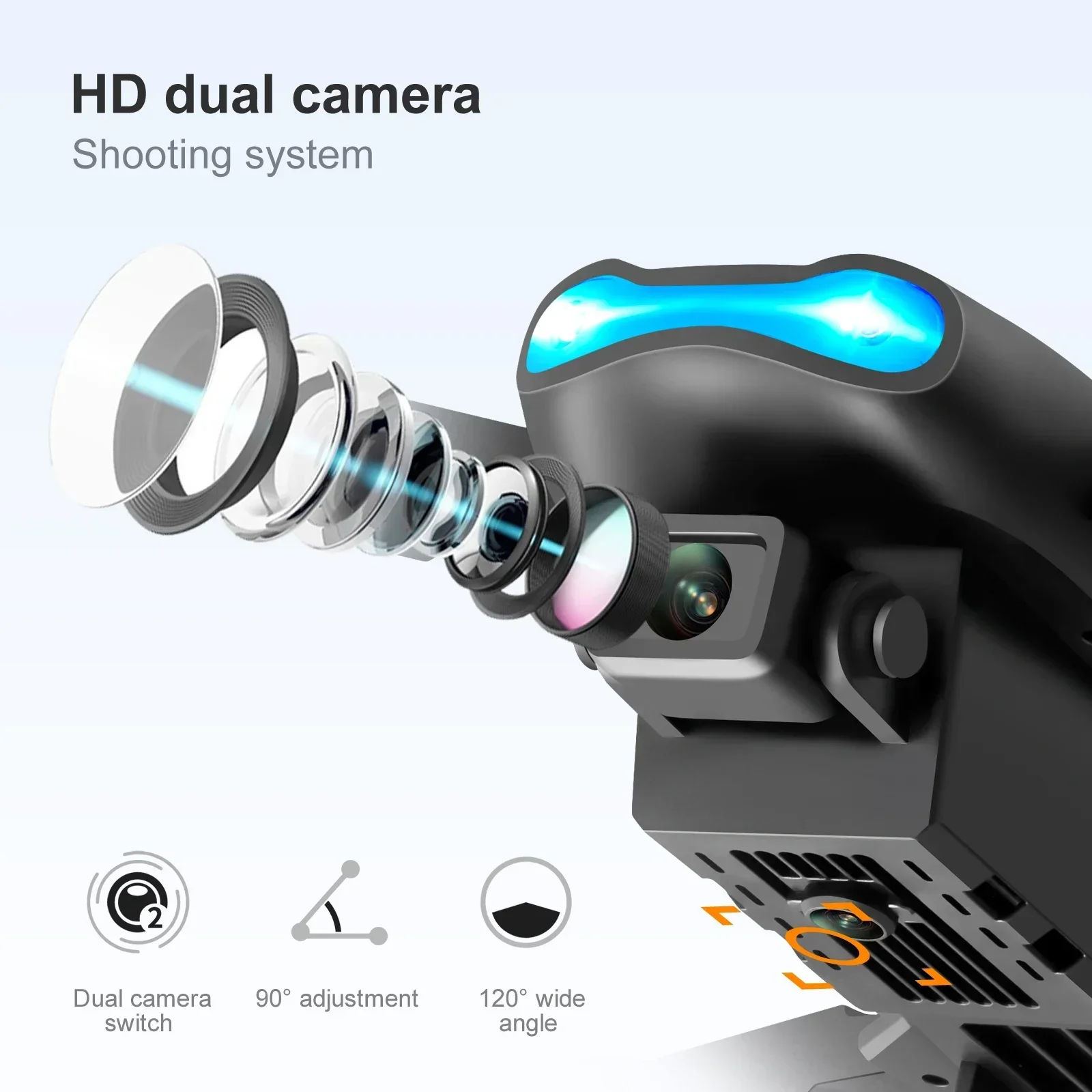 Novo e99 pro hd 4k zangão câme - Drone Lidar avaliação e preço
