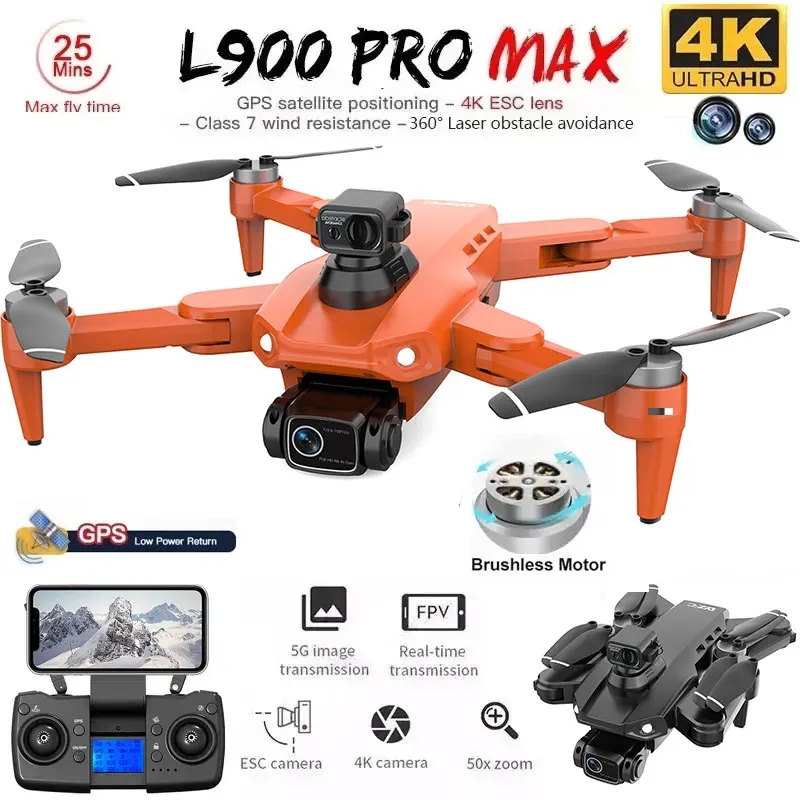 L900 Pro MAX GPS Drone 4K Prof - Drone Photogrammetry avaliação e preço