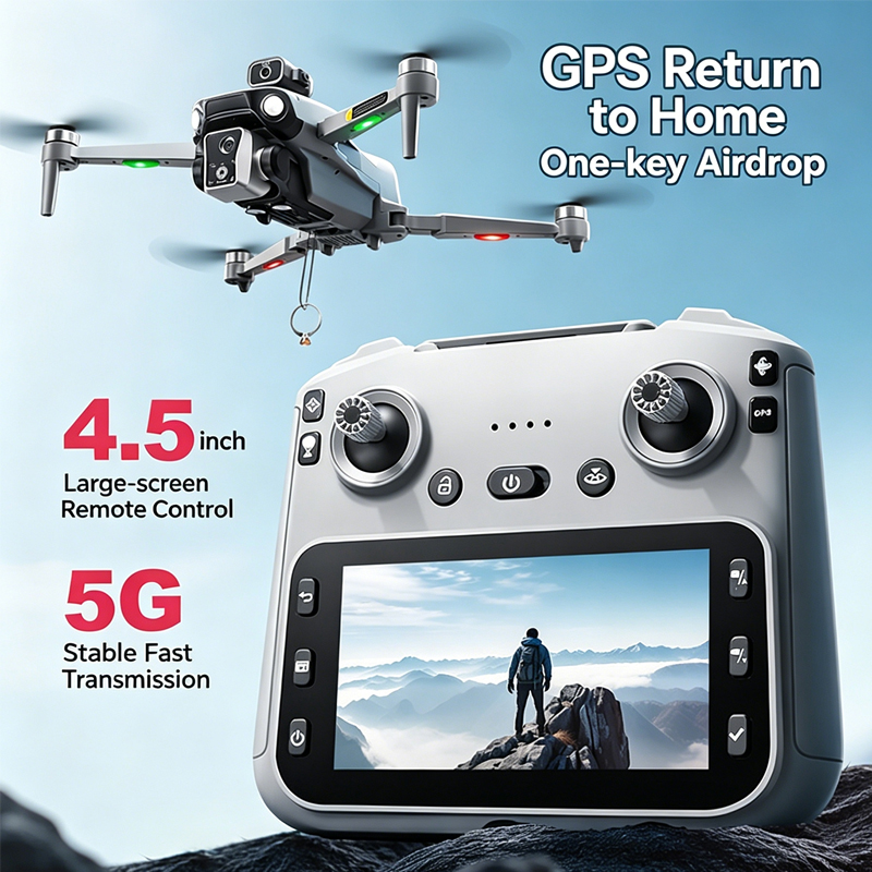 Drone GPS K19 MAX com Câmera P - Drone Photogrammetry avaliação e preço